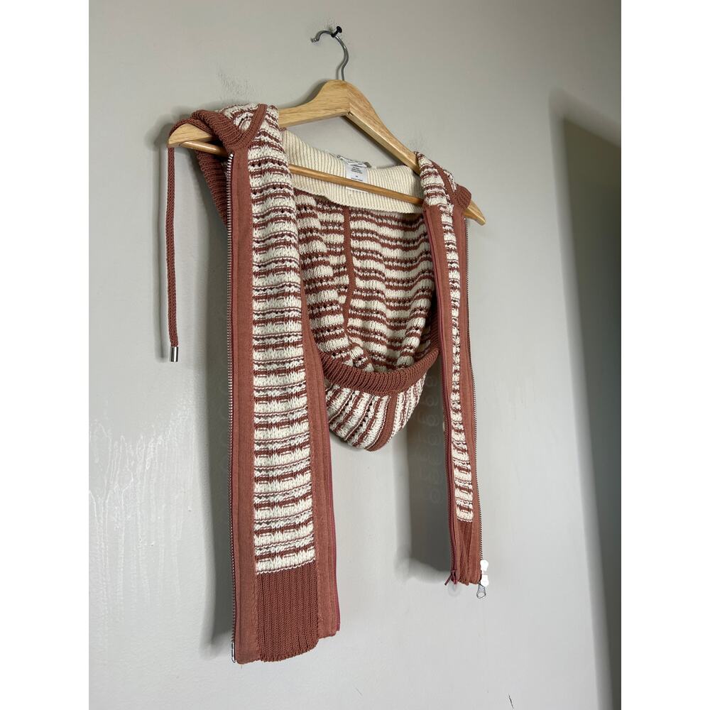 NEW Veronica Beard SHIKIA Striped Hoodie Dickey Size: 00-14 - Picture 4 of 7